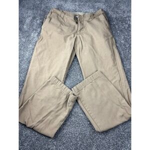 Columbia Cargo Pant Regular Fit Side Pocket Tan Canvas‎ Cotton Mens 30x32